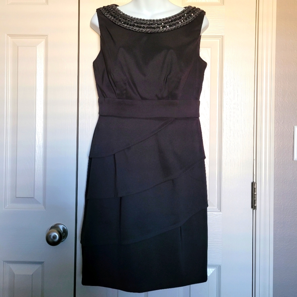 Dress Barn Sleeveless Formal Sheath Dress - Sz 8